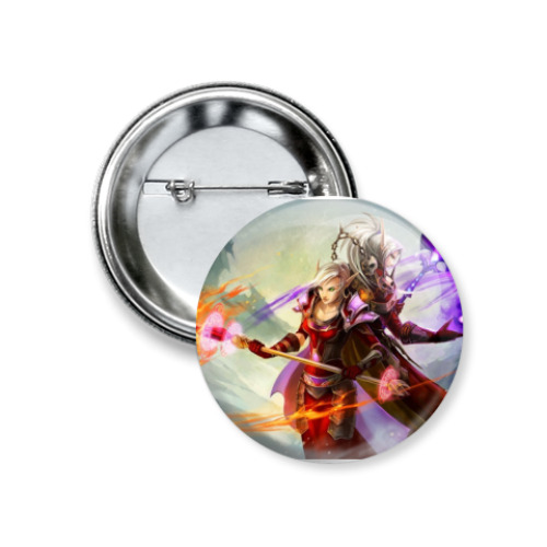 Значок 37мм с принтом Фэнтези