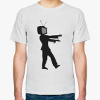 Классическая футболка ТВ Зомби