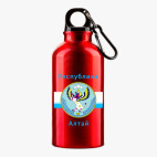 Металлическая бутылка 400 мл UV-DTF