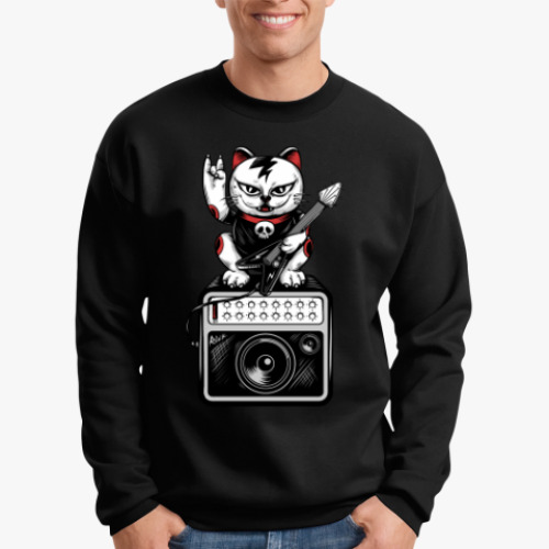 Свитшот с принтом Давайте Зажигать