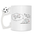 Кружка с футбольным мячиком