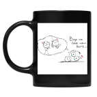 Кружка цветная UV-DTF