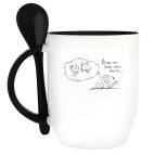 Кружка с ложкой