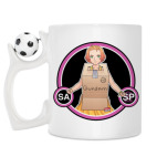 Кружка с футбольным мячиком