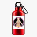 Металлическая бутылка 400 мл UV-DTF