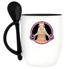 Кружка с ложкой