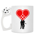 Кружка с футбольным мячиком