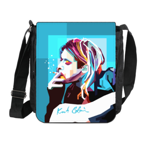 Сумка на плечо (мини-планшет) Kurt Cobain