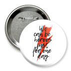 Значок 75 мм Heroes. Дэвид Боуи