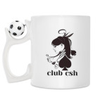 Кружка с футбольным мячиком