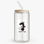 Банка с бамбуковой крышкой