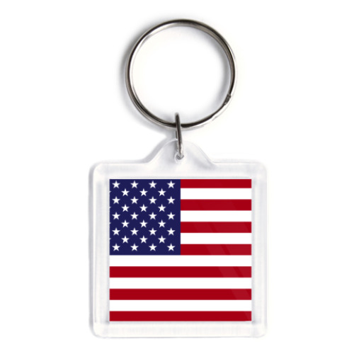 Брелок с принтом  США, USA, Америка