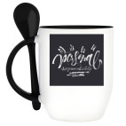 Кружка с ложкой