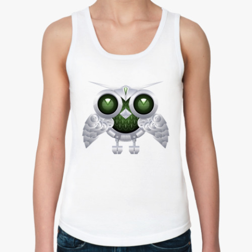 Женская майка с принтом Metalowl