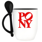 Кружка с ложкой