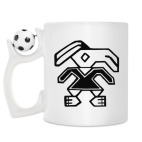 Кружка с футбольным мячиком