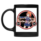 Кружка цветная UV-DTF