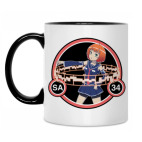 Кружка двухцветная