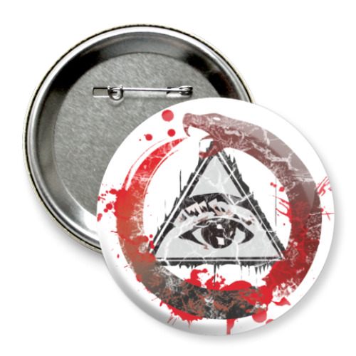 Значок 75мм с принтом Hemlock Grouve