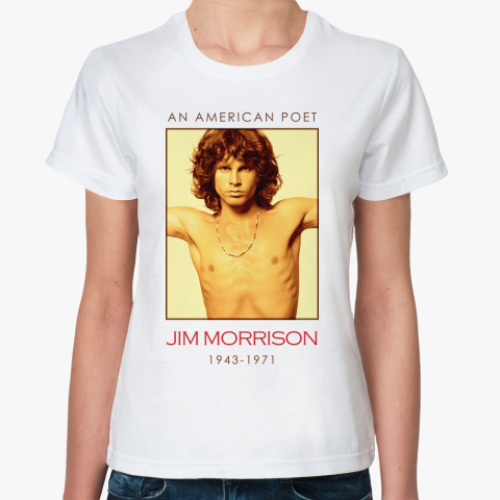 Классическая футболка Jim Morrison