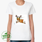 Женская футболка органик