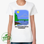 Женская футболка органик