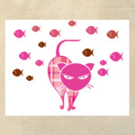 Сердитая кошка