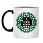 Двухцветная кружка Caffeinate Dalek