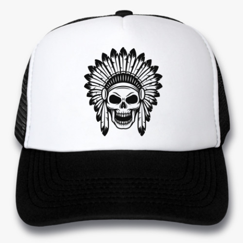 Кепка-тракер с принтом Вождь