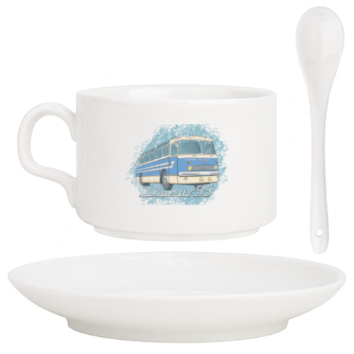 Кофейный набор с принтом IKARUS 55