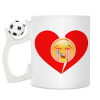 Кружка с футбольным мячиком
