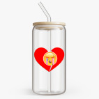 Банка с бамбуковой крышкой