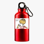 Металлическая бутылка 400 мл UV-DTF