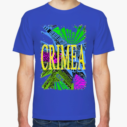 Футболка с принтом CRIMEA abstract