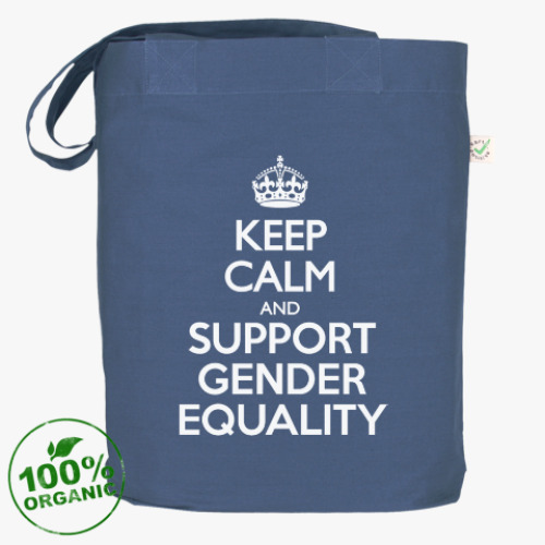 Сумка шоппер с принтом Gender equality