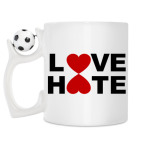 Кружка с футбольным мячиком