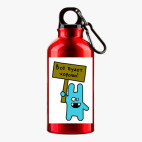 Металлическая бутылка 400 мл UV-DTF