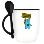 Кружка с ложкой