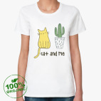 Женская футболка органик