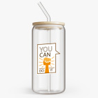 Банка с бамбуковой крышкой