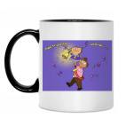 Кружка двухцветная