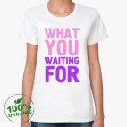 Женская футболка органик