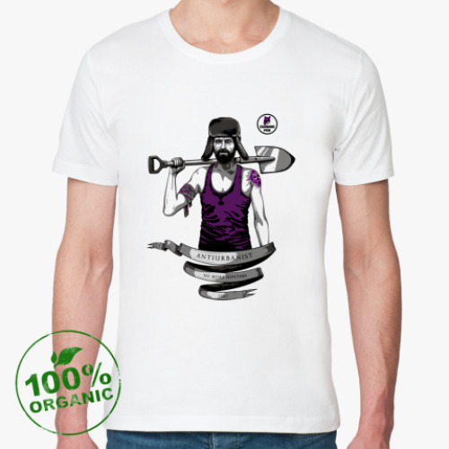 Футболка из органик-хлопка с принтом NMH02