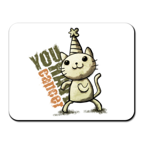 Коврик для мыши с принтом cancer