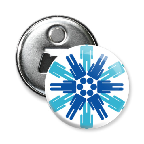 Магнит-открывашка с принтом boys