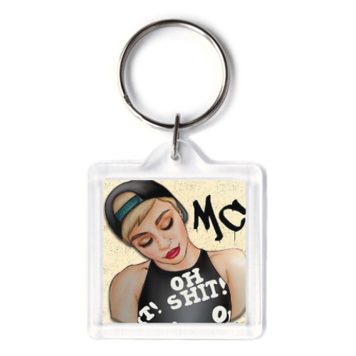 Брелок с принтом Майли