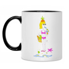 Кружка двухцветная