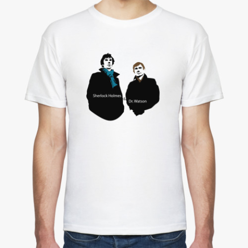 Футболка с принтом SH & DW