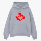 Толстовка худи оверсайз