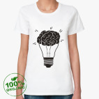 Женская футболка органик
